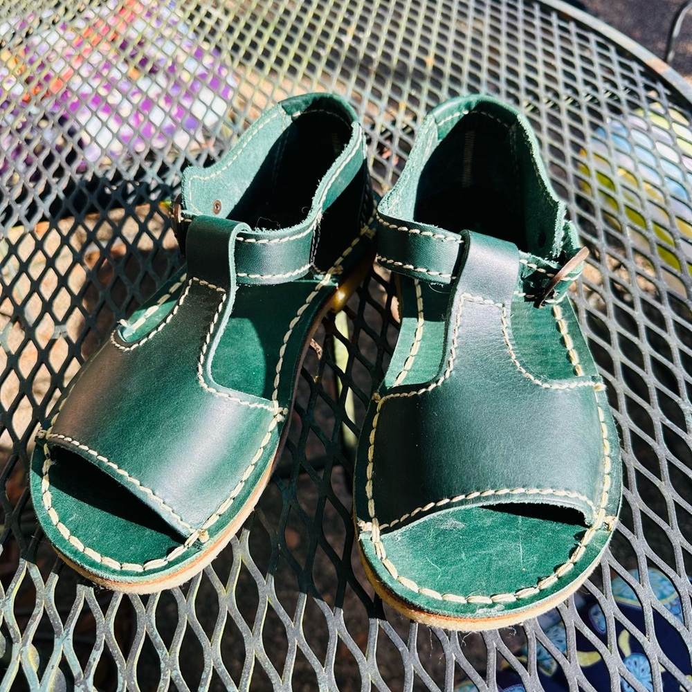 Duckfeet Samsø turquoise green sandals- size 38
